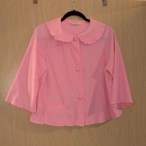 Pink Scalloped Collar Jacket KOMAR vintage